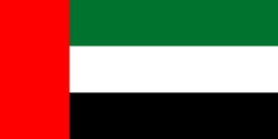 The flag of UAE