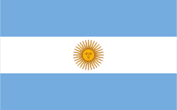 The flag of Argentina