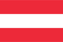 The flag of Austria