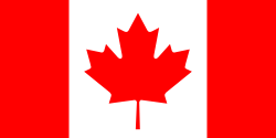 The flag of Canada