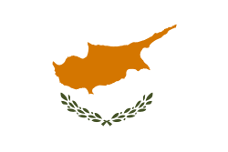 The flag of Cyprus
