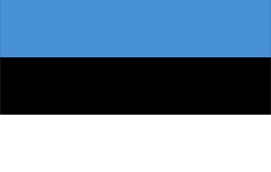 The flag of Estonia