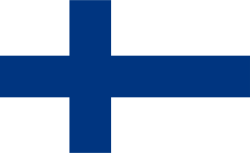 The flag of Finland