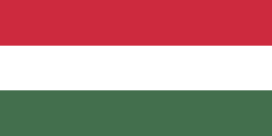 The flag of Hungary