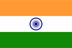 The flag of India