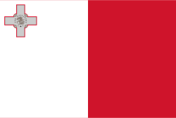 The flag of Malta