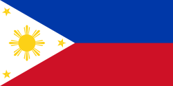 The flag of Philippines