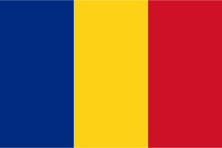 The flag of Romania