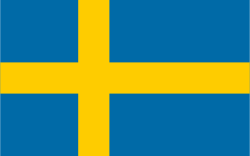 The flag of Sweden