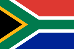 The flag of South Africa